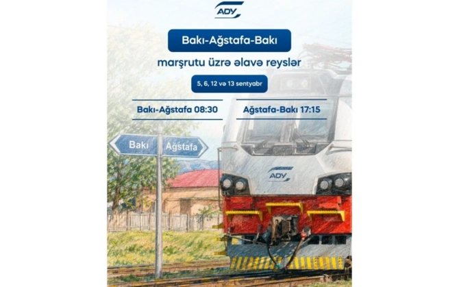 Bakı–Ağstafa qatarlarında yenilik
