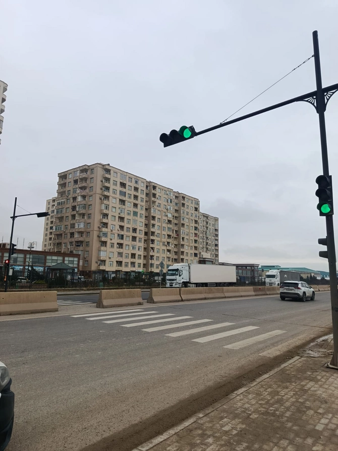 Bakıda işıqforda yaranan problem aradan qaldırıldı