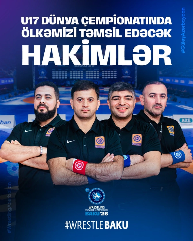 Dünya çempionatında 4 azərbaycanlı hakim ədaləti qoruyacaq