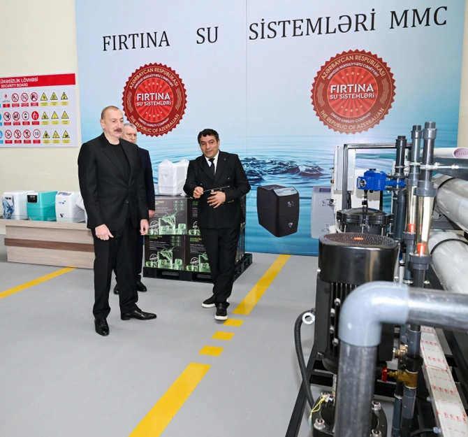 Sabirabadda su filtrlərinin istehsalı müəssisəsinin fəaliyyəti ilə tanışlıq Sabirabadda su filtrlərinin istehsalı müəssisəsinin fəaliyyəti ilə tanışlıq