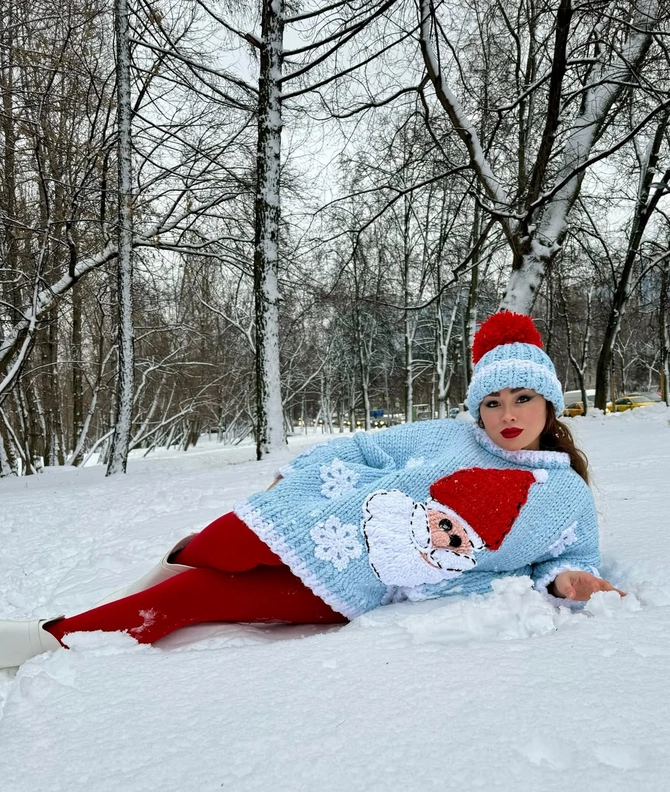 Xatirə İslamdan qarlı havada FOTOSESSİYA