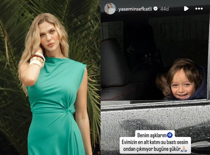 İbrahim Tatlısesin model gəlininin evini su basdı