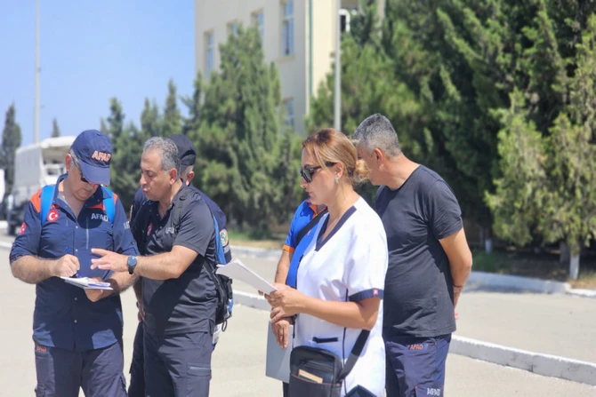 AFAD nümayəndələrinin iştirakı ilə FHN-in Beynəlxalq Axtarış-xilasetmə Dəstəsinin təlimi keçirilib