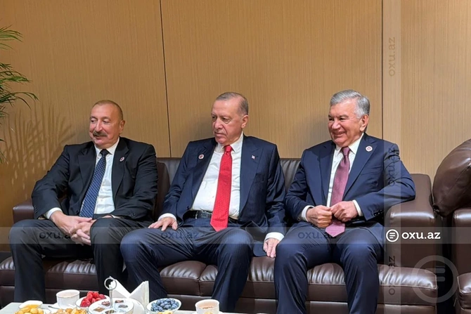 Azərbaycan, Türkiyə, Özbəkistan və İran prezidentləri Bişkekdə bir araya gəliblər