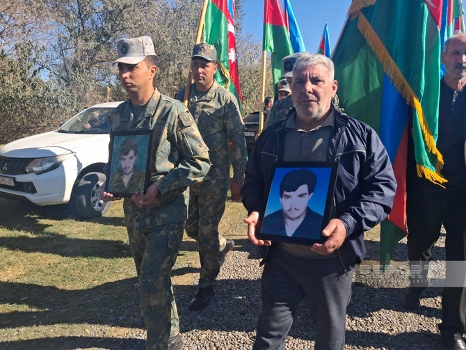 İmişlidə I Qarabağ müharibəsinin itkin-şəhidi Elçin Heydərov dəfn edilib İmişlidə I Qarabağ müharibəsinin itkin-şəhidi Elçin Heydərov dəfn edilib