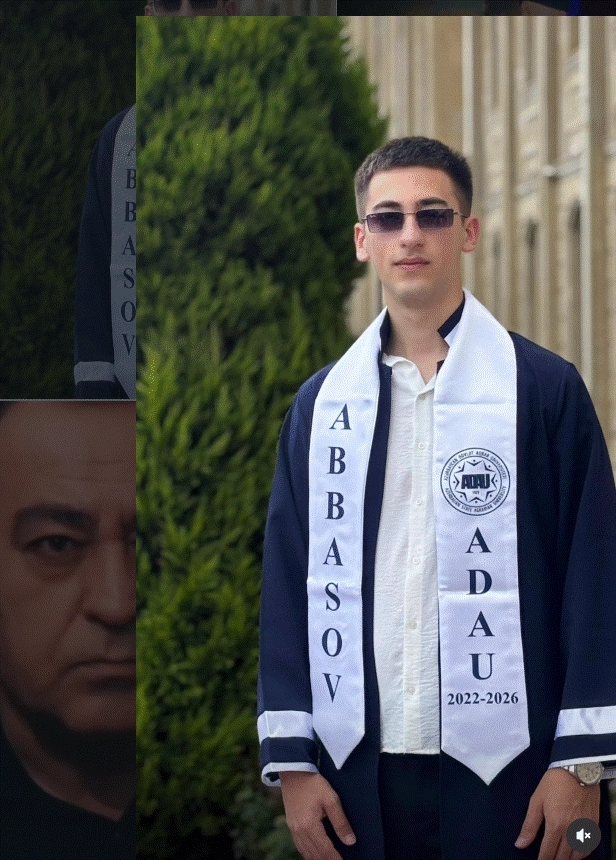 Elxan Yunisin oğlu da məzun oldu
