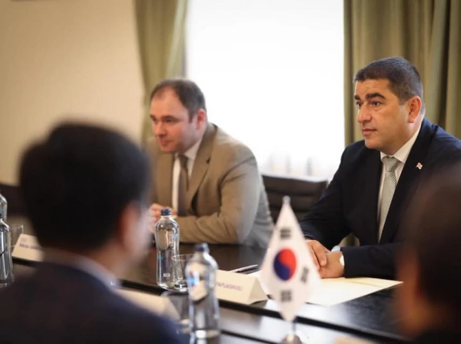 Gürcüstan və Koreya Orta Dəhlizin rolunu müzakirə edib