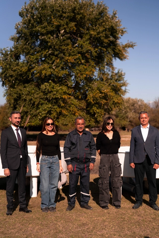 Leyla Əliyeva və Arzu Əliyeva Qaxda Axar-Baxar Milli Parkının açılış mərasimində iştirak ediblər Leyla Əliyeva və Arzu Əliyeva Qaxda Axar-Baxar Milli Parkının açılış mərasimində iştirak ediblər