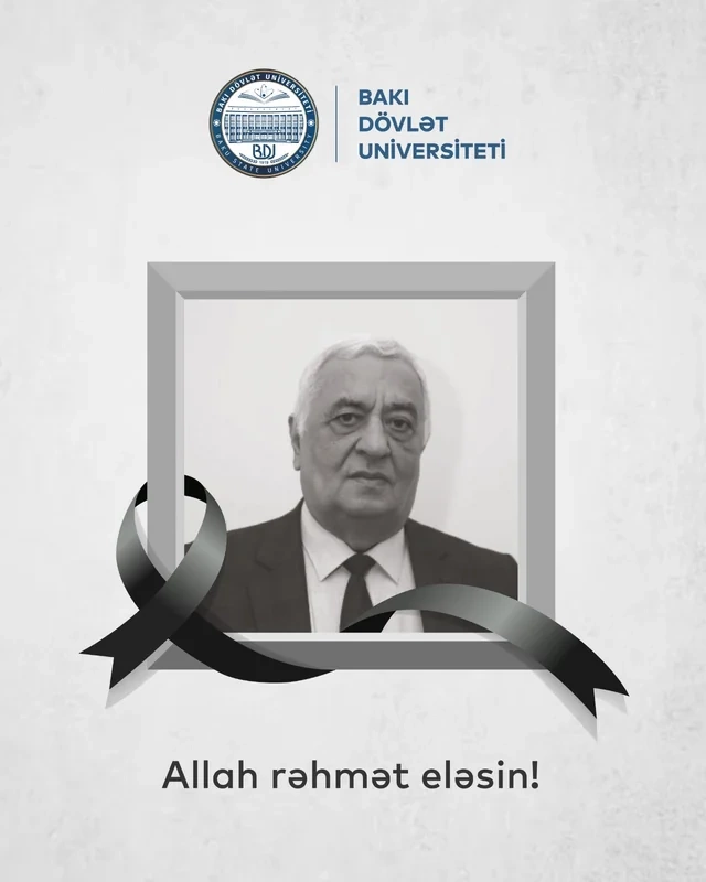 BDU-nun baş müəllimi Vaqif Nəbiyev vəfat edib