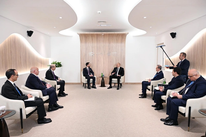 Prezident İlham Əliyev İordaniya Haşimilər Krallığının Vəliəhdi ilə görüşüb