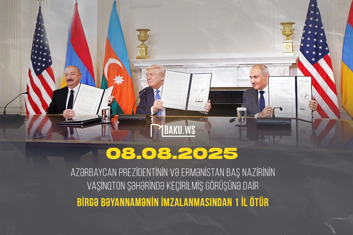 Azərbaycan, Ermənistan və ABŞ liderlərinin tarixi Vaşinqton görüşündən bir il ötür
