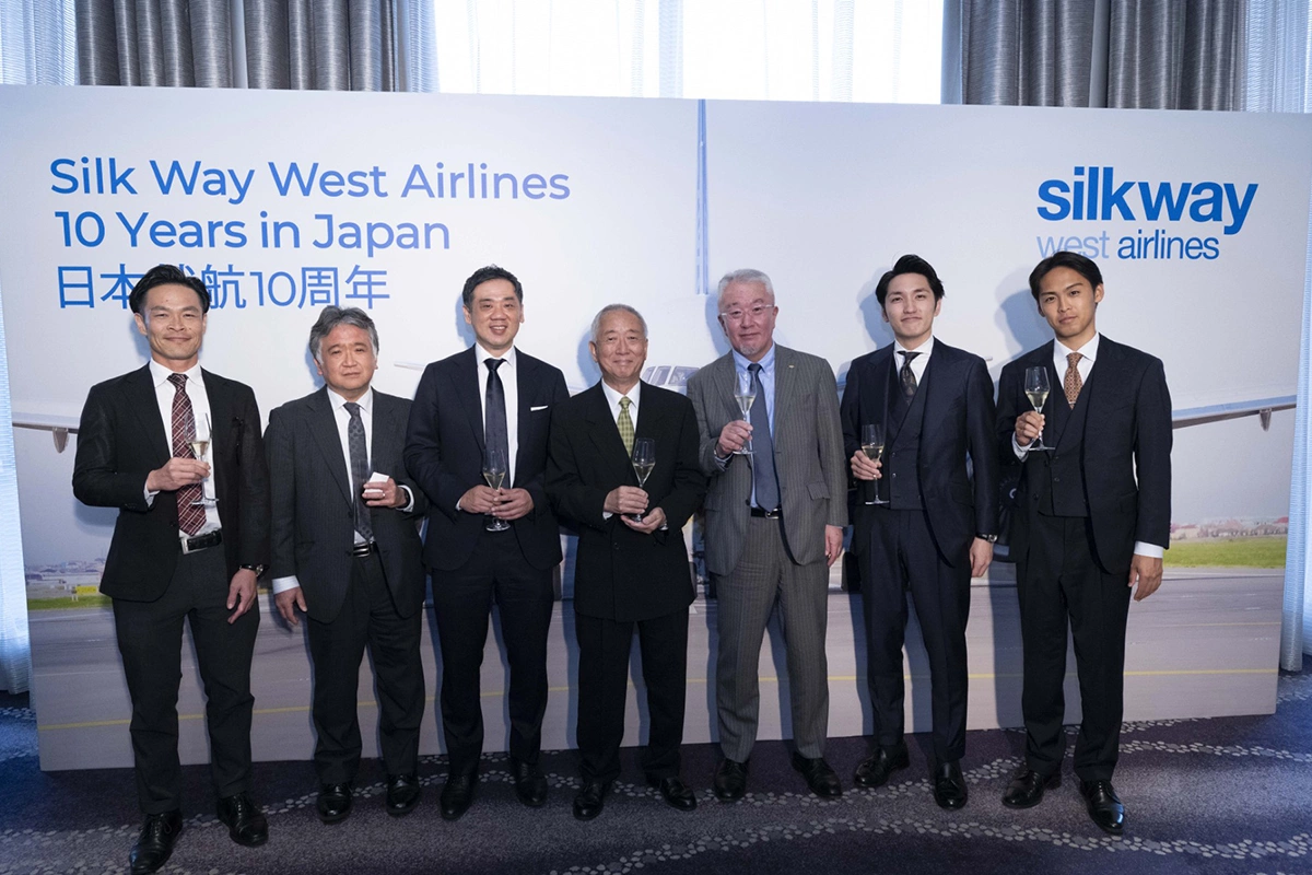 Silk Way West Airlines Yaponiyaya uçuşlarının 10 illiyini qeyd edir