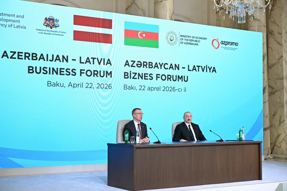 An Azerbaijani-Latvian business forum was held in Baku