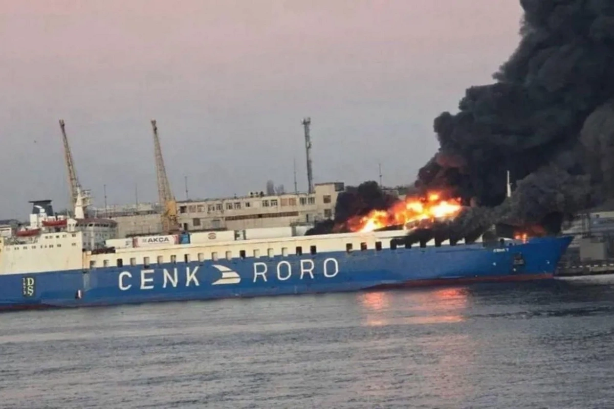 A vessel of a Turkish company was subjected to a missile strike by the Russian Federation in the port of Odessa