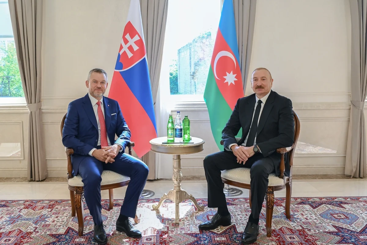 A one-on-one meeting between President Ilham Aliyev and the President of the Slovak Republic took place in Shusha