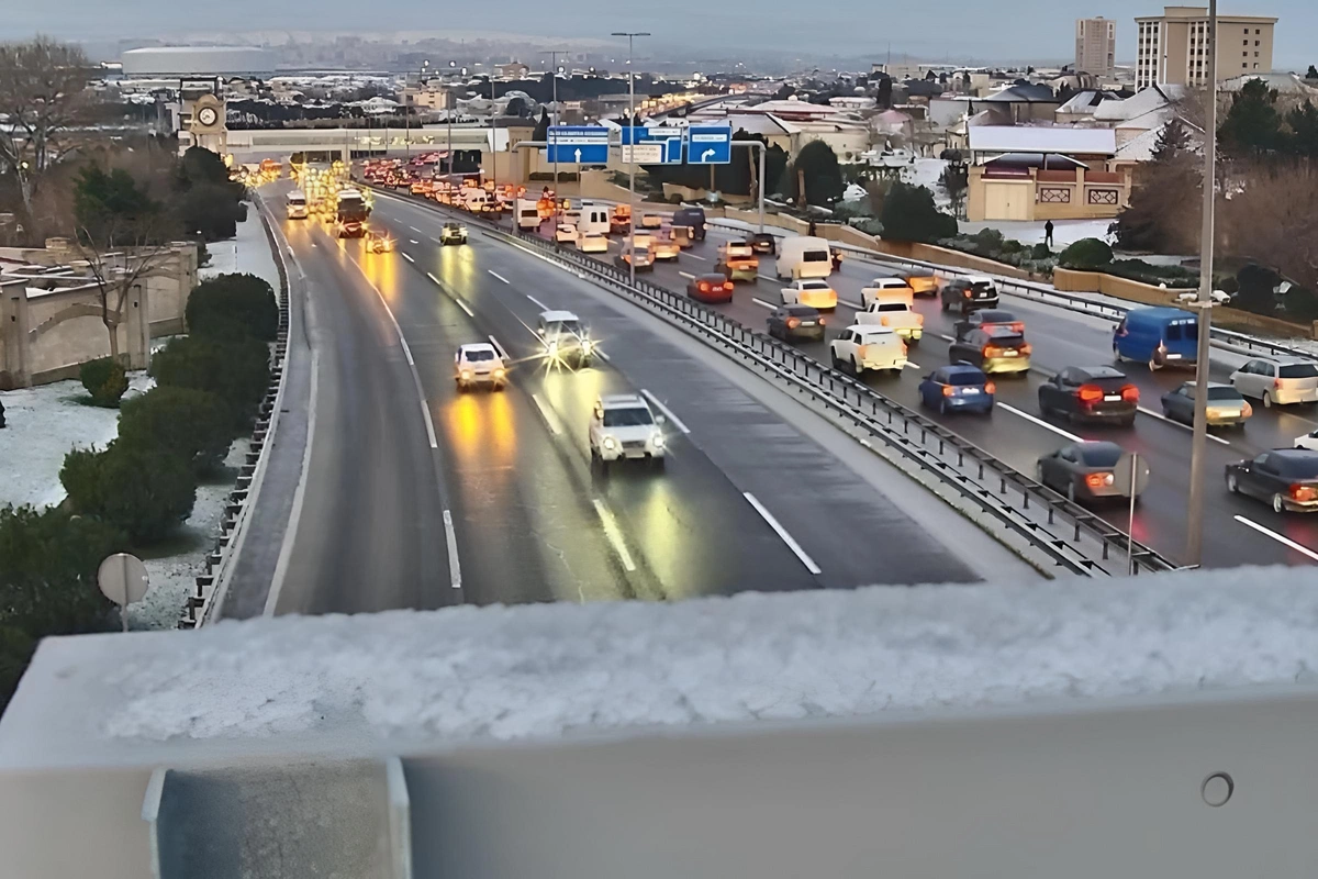 Sabah Bakıda və Abşeronda yollar BUZ BAĞLAYACAQ - HAVA PROQNOZU
