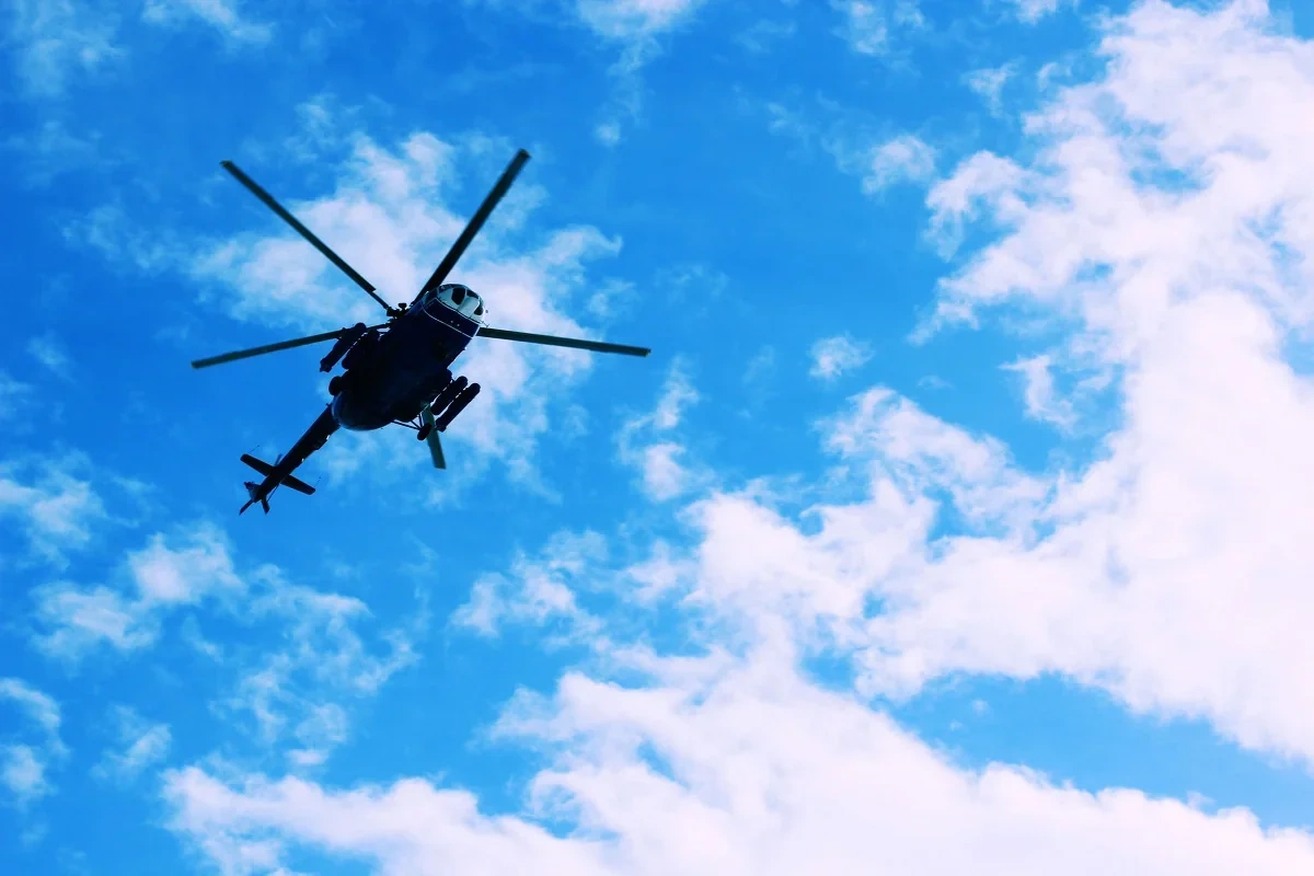 A helicopter crashed in Turkey