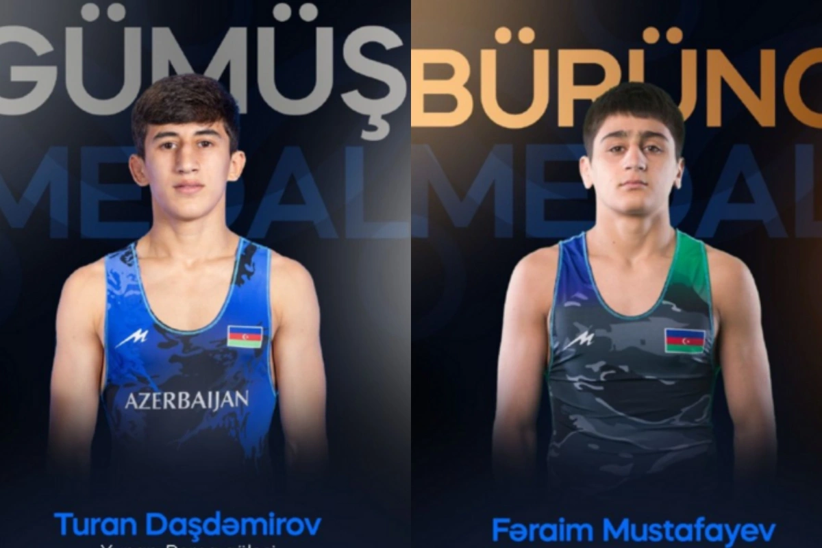 Азербайджанские борцы завоевали еще две медали на чемпионате мира в Болгарии Азербайджанские борцы завоевали еще две медали на чемпионате мира в Болгарии