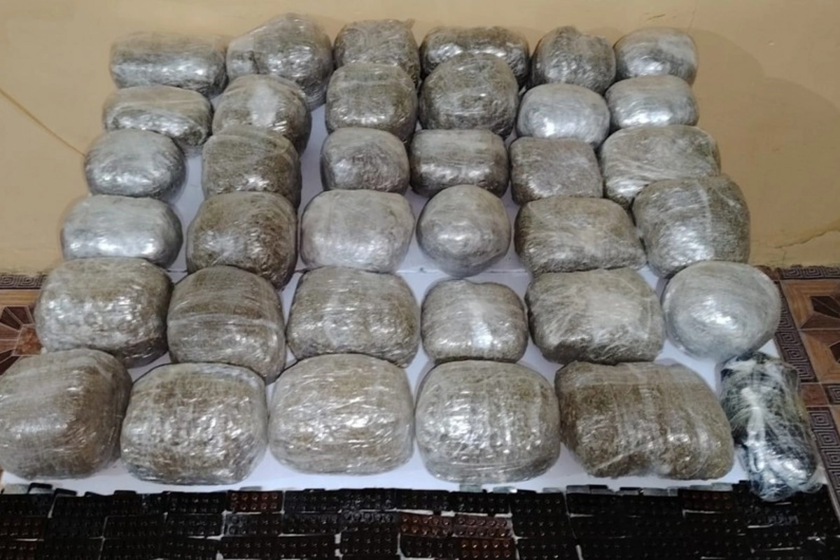 İrandan Azərbaycana 40 kq narkotik keçirilməsinin qarşısı alınıb