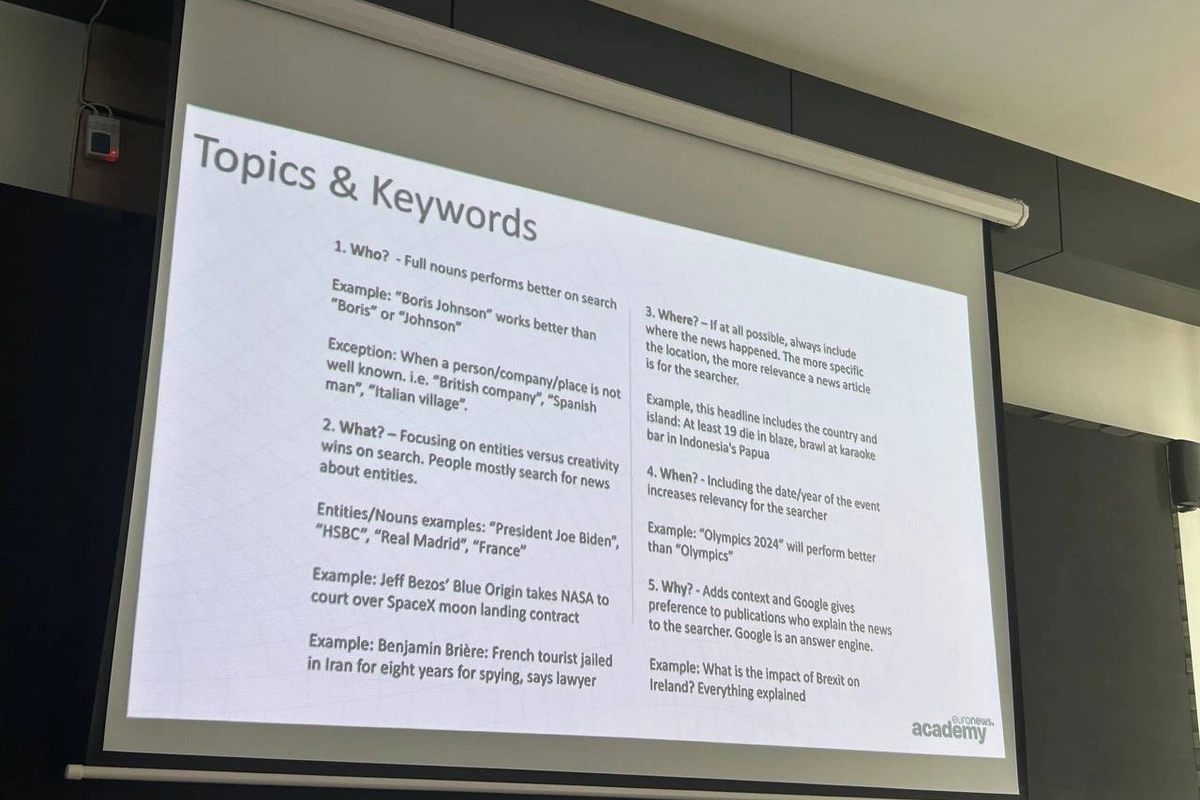 Euronews Academy layihəsi çərçivəsində Rəqəmsal Jurnalistika mövzusunda təlim proqramına başlanıldı