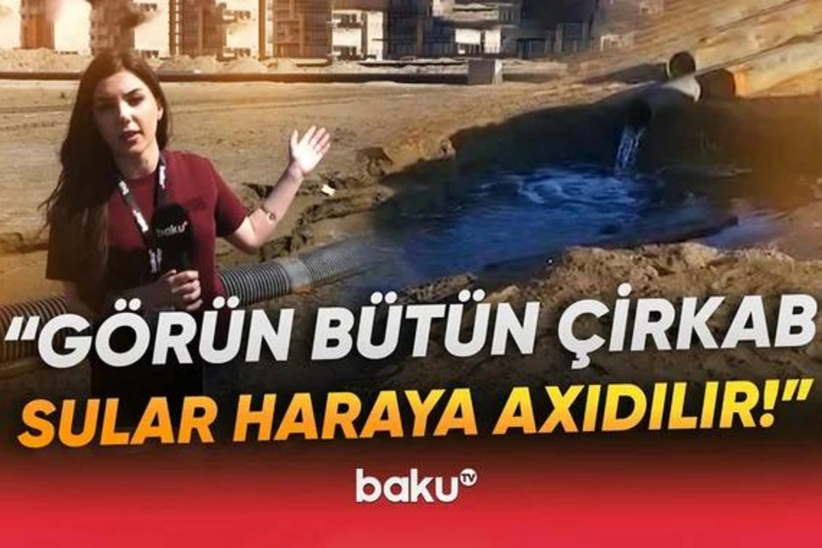 Mərdəkandakı çimərliyə çirkab suları axıdılır?