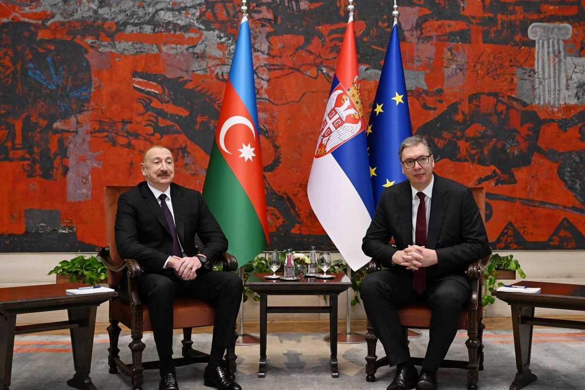 Prezident İlham Əliyev Aleksandar Vuçiçlə görüşü ilə bağlı paylaşım edib