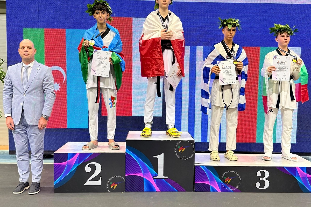 Azərbaycan taekvondoçusu Avropa birinciliyində gümüş medal qazanıb