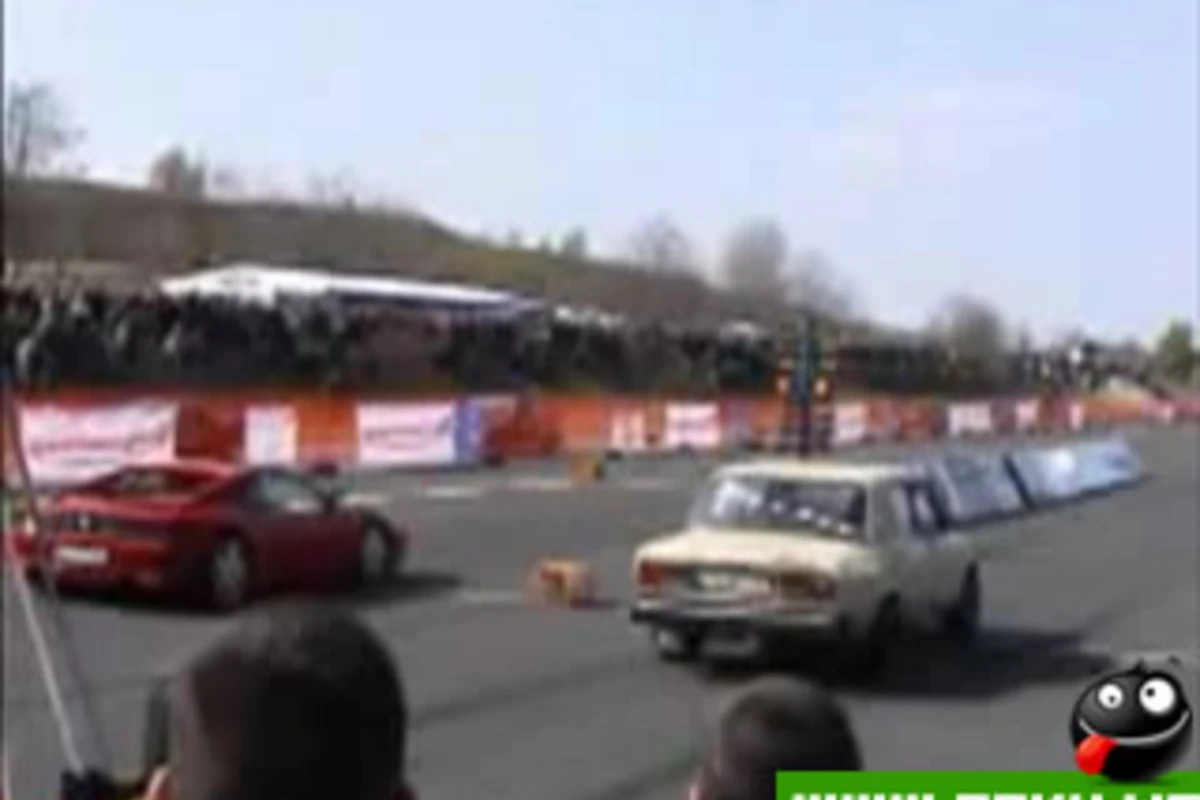 Ferrari 348 VS Lada 2107 Turbo