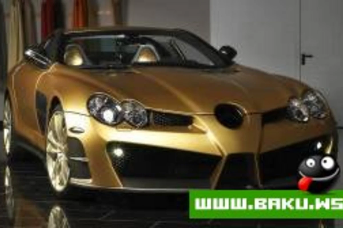 SLR McLaren от MANSORY – золото с карбоном