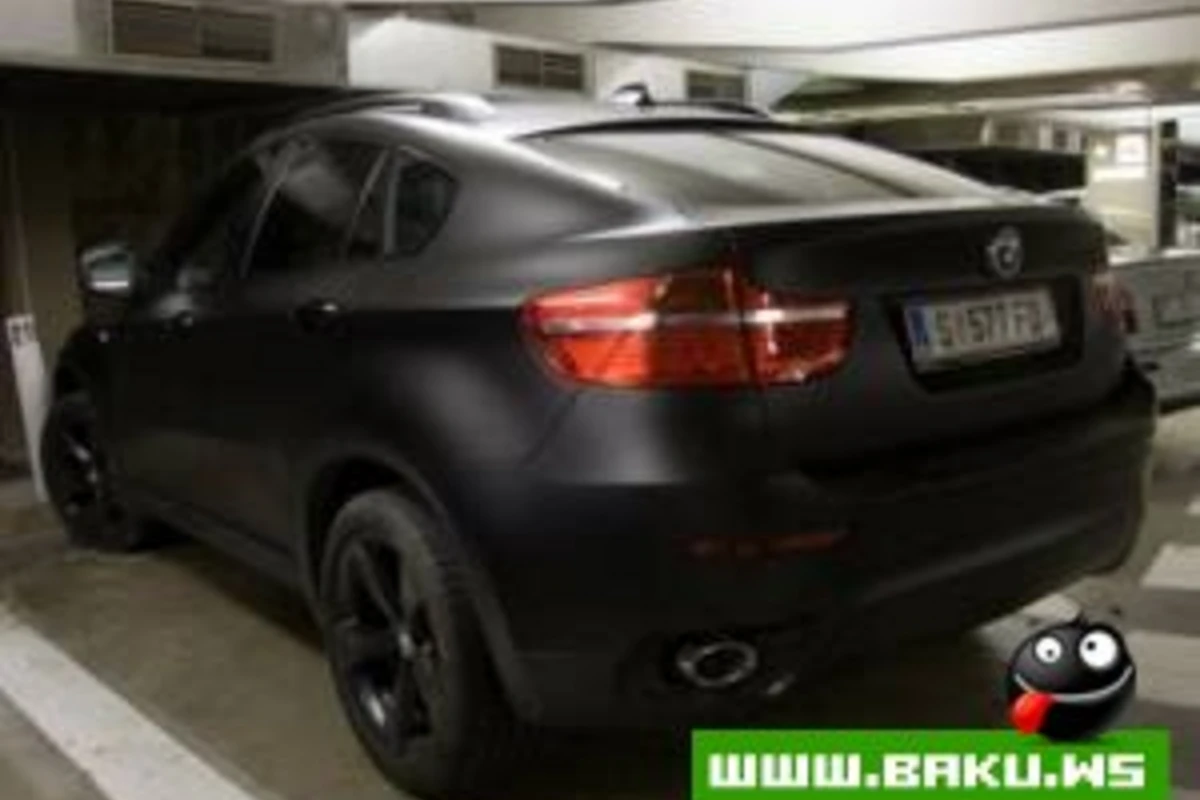 Bmw X6 Matte Black