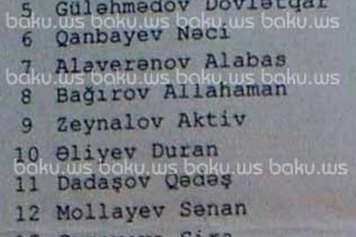 Milli Adlar (1 ci hisse)