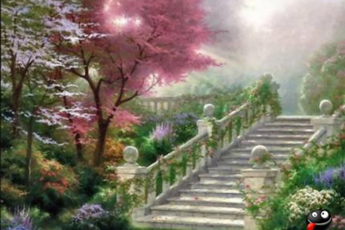 Rəssam Thomas Kinkade-nin əl işləri
