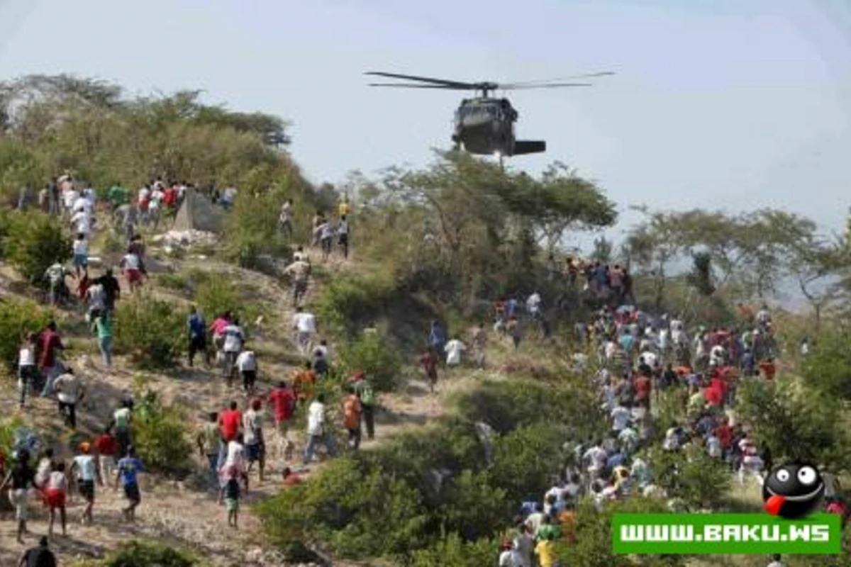 Haiti-dən dəhşətli xəbər və şəkillər