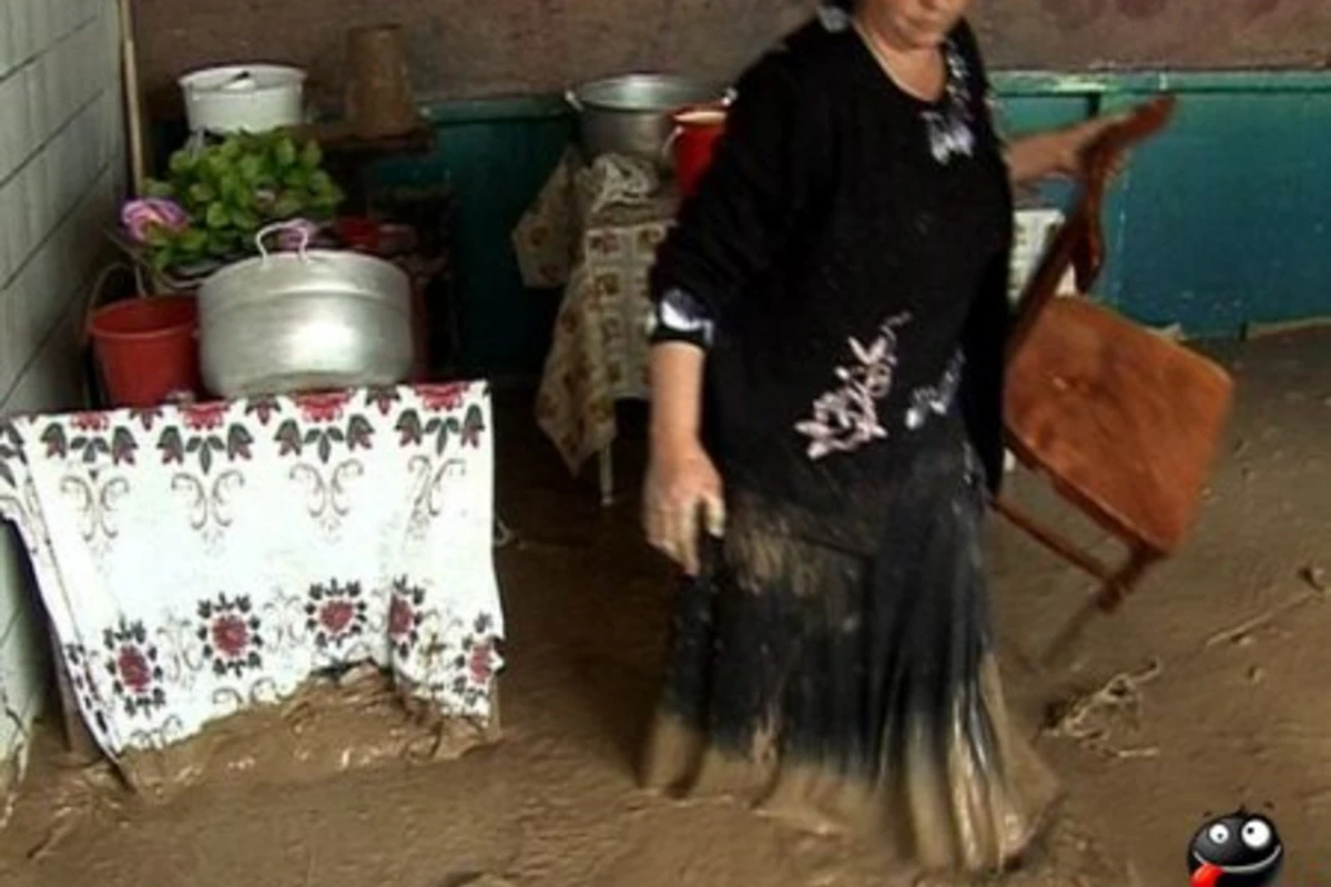 Hacıkənd qəsəbəsində daşqın (8 foto)