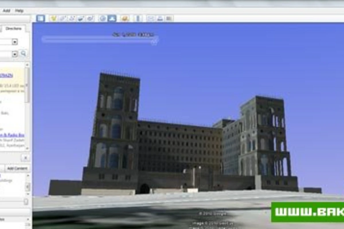 “Google Earth”də Bakının üçölçülü təsvirləri yerləşdirilib