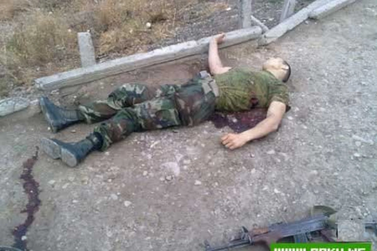 Ermənilər Mübariz İbrahimovun meyitinin şəkillərini yayıb! (4 FOTO)
