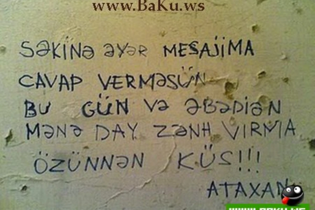 Milli Yumor :) Belə Mesaj Görməmişdik !