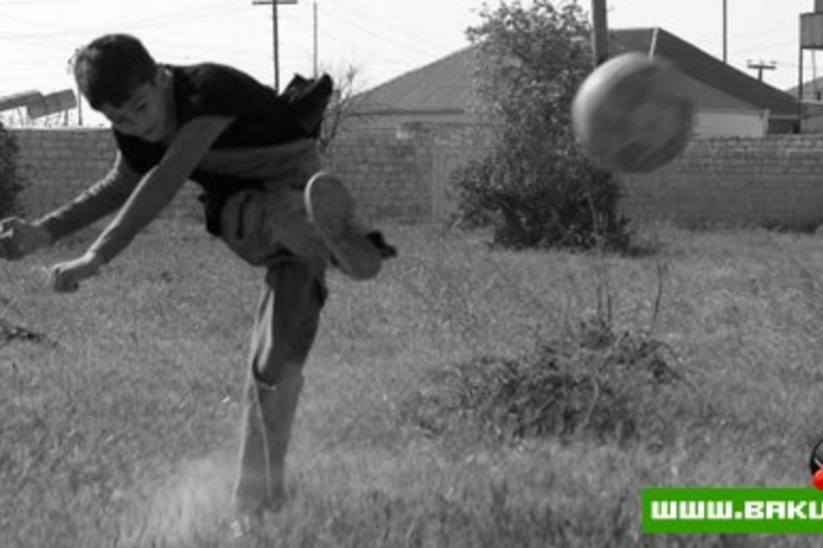 Street football in Azerbaijan
