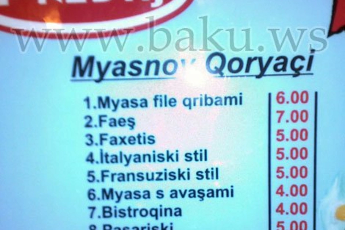 İlin Menyusu :) ŞOK