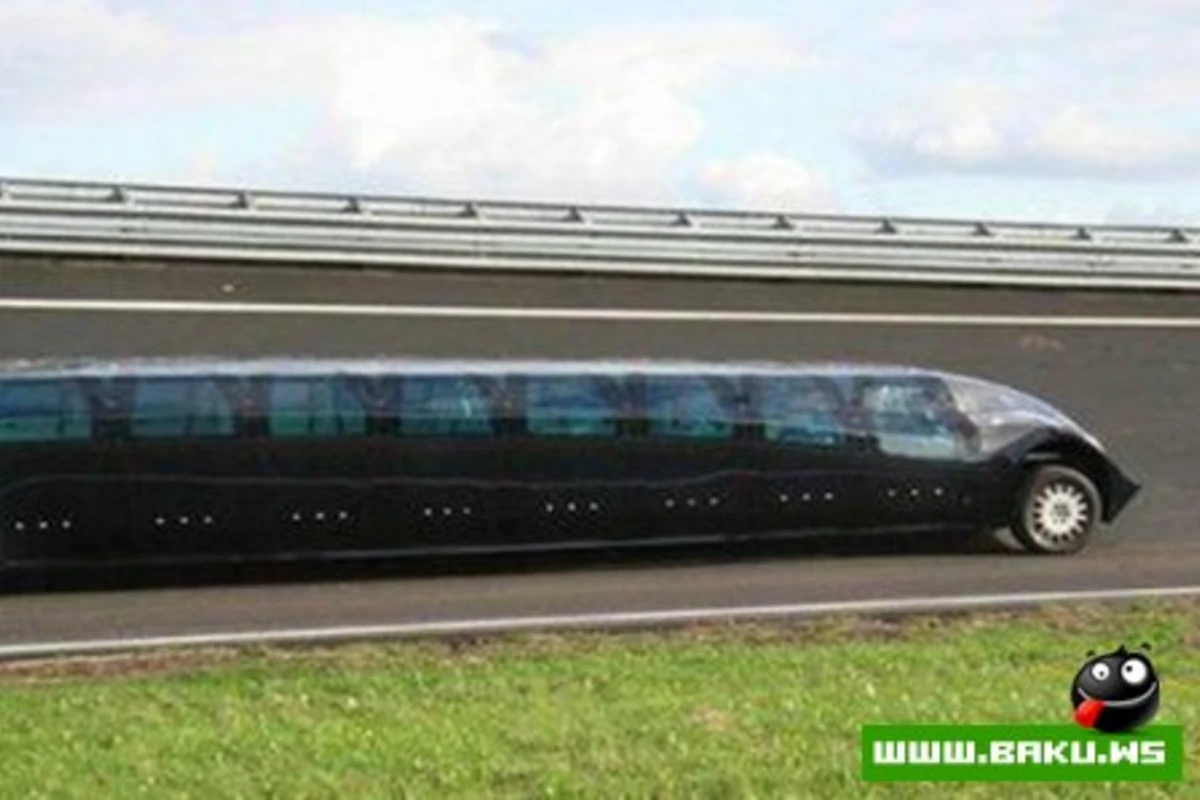 Gələcəyin avtobusu: SuperBus Bakıda? - FOTO