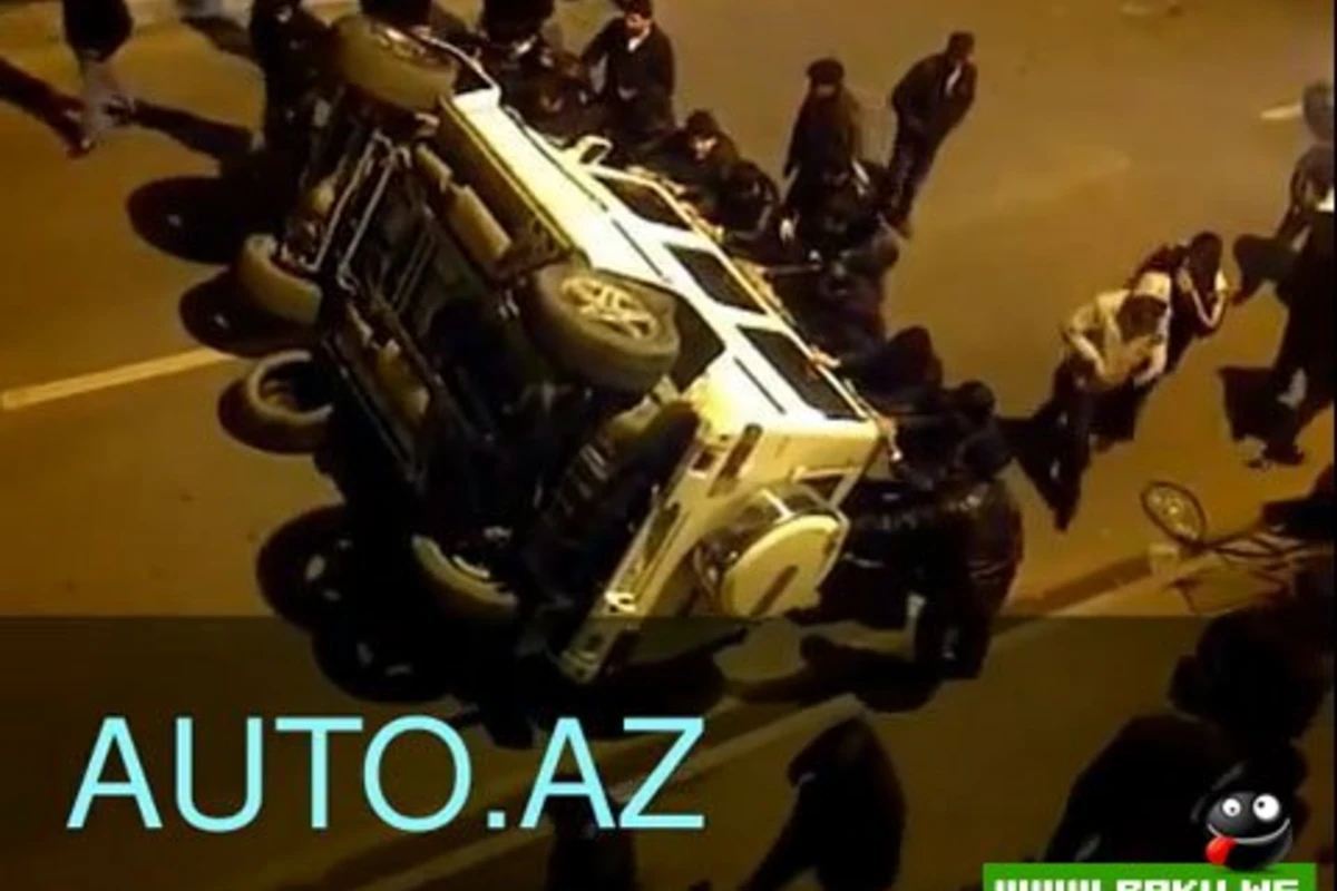 ДТП в Баку - Mercedes Benz G55 AMG