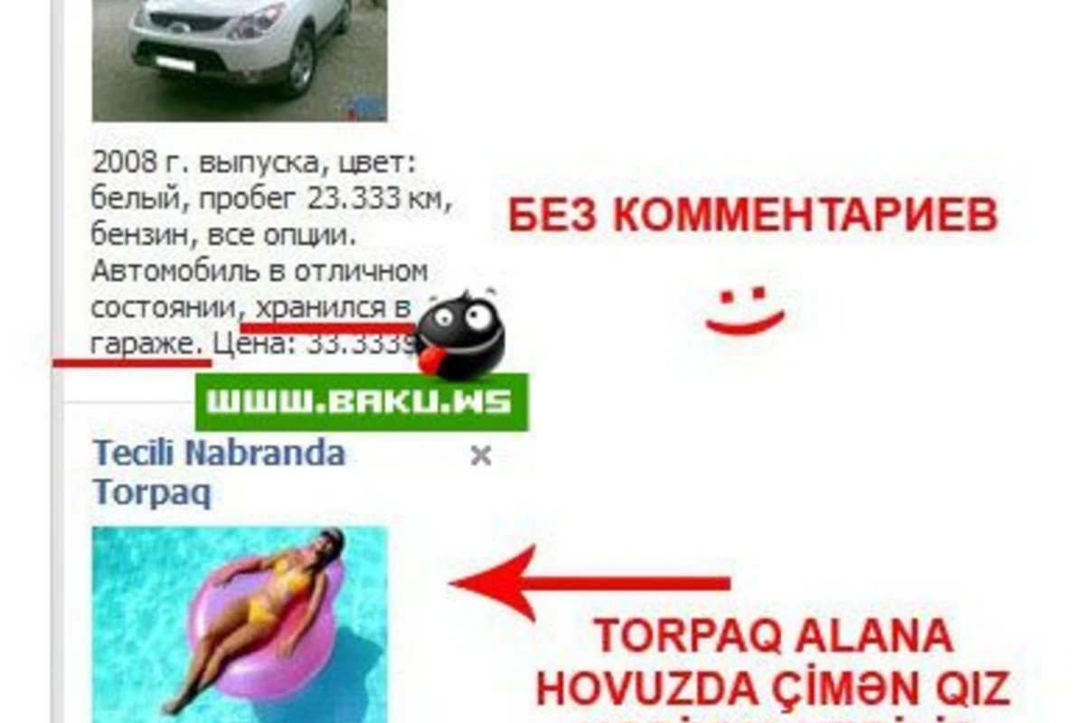 Facebook da Milli Reklamlar =)