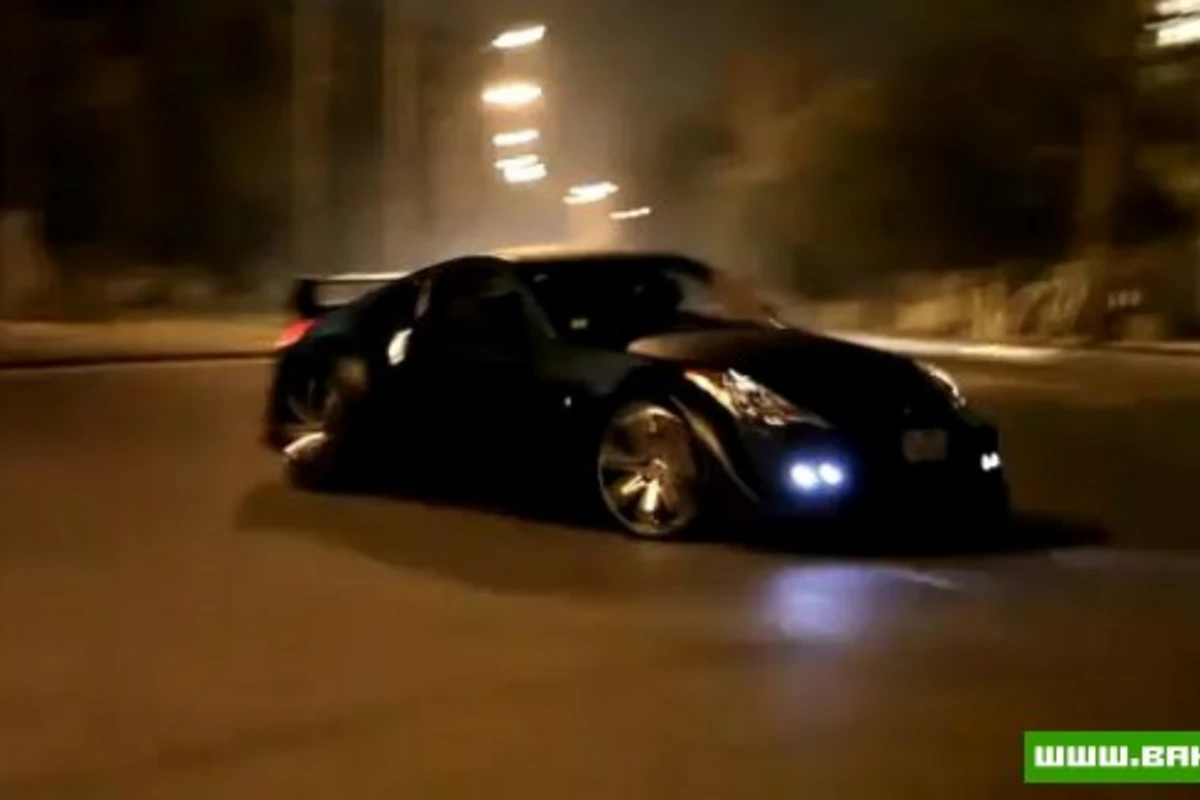 Nissan 350Z in Baku - video