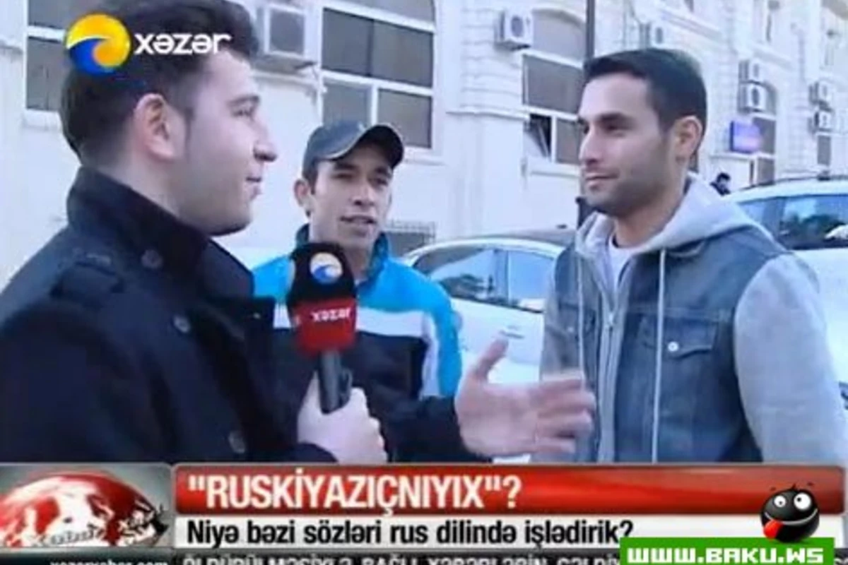 Xəzər TV-nin Ruskiyyazıçnıyıx? sorğusu