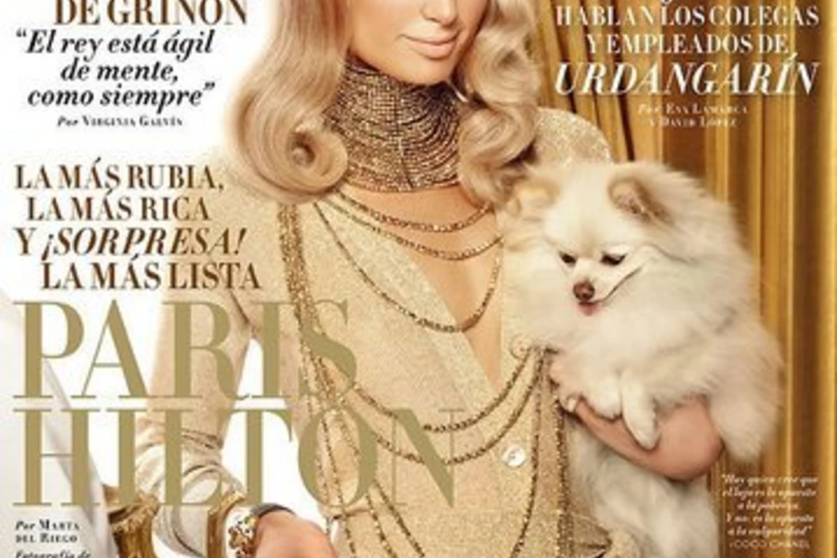 Paris Hilton in Vanity Fair Spain January 2012