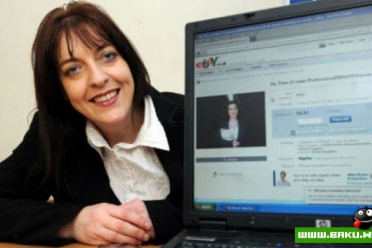Женщина выставила себя на продажу на eBay