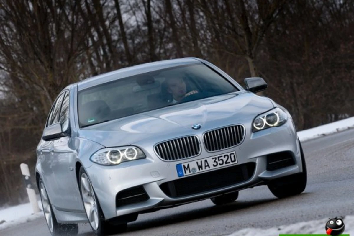 Новый BMW M550d с новым три-турбо дизельным двигателем [29 фото]