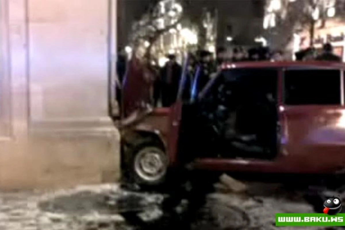 Авария в центре города [видео]