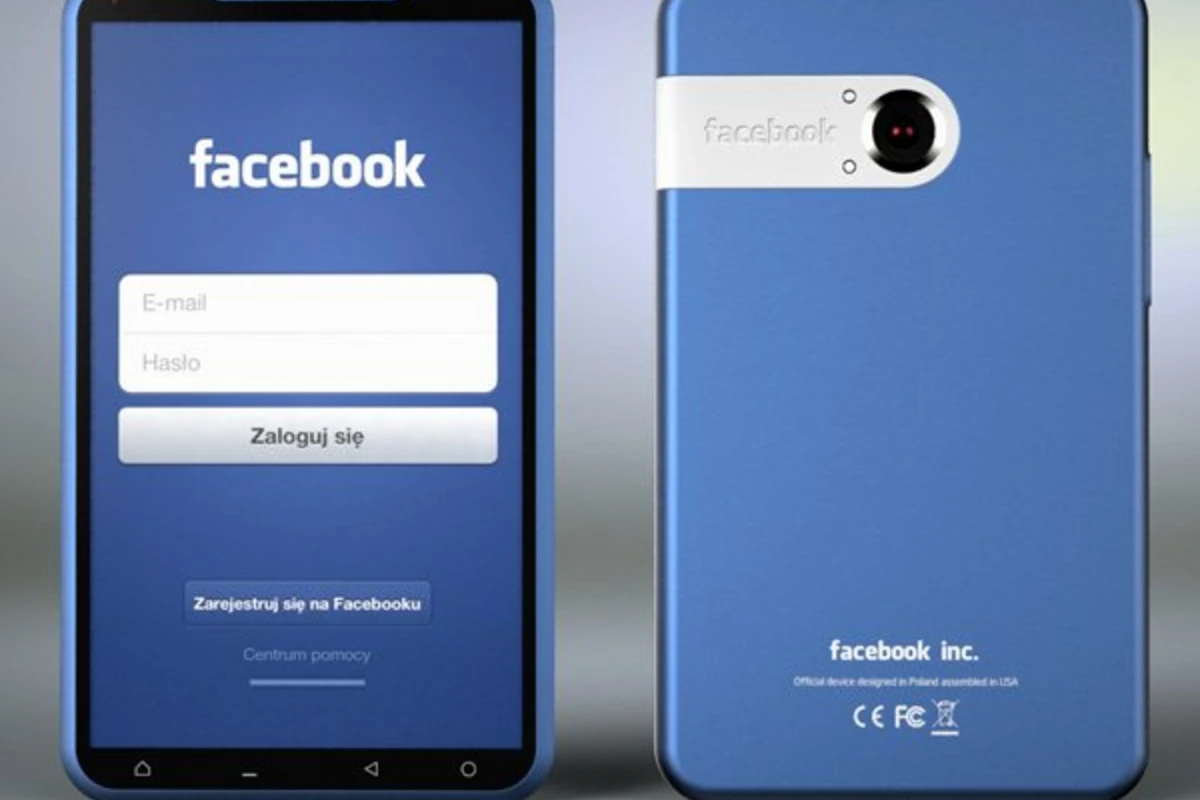 Концепт телефона от Facebook.