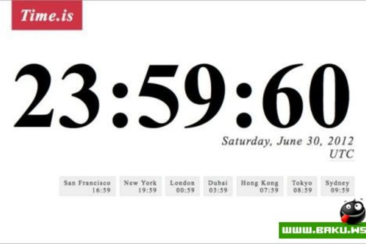 А вы в курсе что произойдет 30 июня в 23:59:60?
